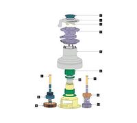 Lewmar 48500031 30/40 Evo Jaw Kit