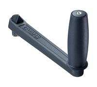 Lewmar Manivelle Standard sur Boules avec poignée Noire Aluminium 250 mm 68.201.25