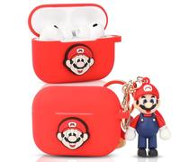 LEWOTE Compatible avec Apple Airpods Pro 3 Case Coque de protection drôle Mignon Slim Cartoon Cover avec porte-clés Poupée (MLA)