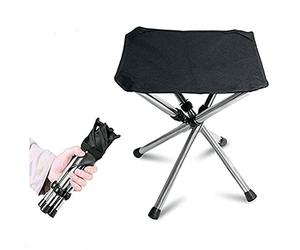 Lewpox Chaise Pliante, Chaise de Camping Pliable de, Chaise de pêcheuse Ultralight, Pliable, pour activités de Plein air, Camping, Barbecue,randonnée pédestre Max Charge est 200 kg