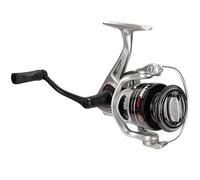 Lew's Laser SG Speed Spin Freshwater Spinning Fishing Reel, Size 200 Reel, Right Or Left-Hand Retrieve, 5.2:1, Zero Reverse 1-Way Clutch Bearing, Silver (Clam Package)