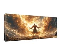 lewwmn homme univers Peinture par Numéros pour Adulte, Activité Manuelle DIY Peinture Acrylique pour Enfants Débutants Kit de Loisir Créatif Numéro d'Art Complet - 50x100cm sans châssis en bois E-103