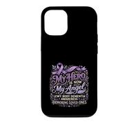 Lewy Body Alerte à la démence Mon héros est Maintenant Mon Ange Coque pour iPhone 12/12 Pro