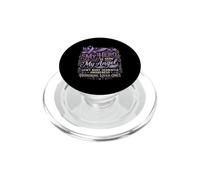 Lewy Body Alerte à la démence Mon héros est Maintenant Mon Ange PopSockets PopGrip pour MagSafe