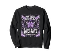 Lewy Body Ruban de Sensibilisation à la démence Violet Sweatshirt