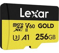 Lexar 256 Go GOLD UHS-II microSDXC V60 U3 A1 UHS-II
