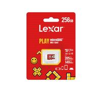 Lexar Carte microSDXC Play 256 Go UHS-I A2 U3 R205/W140 Rouge