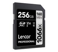 Lexar 256GB Professional 1066x UHS-I SDXC Memory Carte (Silver Série)
