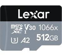 Lexar, 512GB MicroSDXC 1066x UHS-I 160MB/s Professional, noir