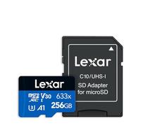 LEXAR 633 x mémoire Flash 256 Go MicroSDXC Classe 10 UHS-I