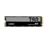 Lexar 8TB NM790 Disque SSD interne PCIe Gen4 NVMe M.2 2280, jusqu'à 7400/6500 Mo/s en lecture/écriture, compatible avec PS5, pour joueurs et créateurs, noir (LNM790X008T-RNNNU)