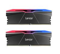 Lexar ARES Gen2 RGB DDR5 RAM Kit 48Go (2 x 24Go) 7600MHz, 288-Pin UDIMM PC Mémoire RAM, Mémoire Bureau pour Intel XMP 3.0, DRAM optimisée par SK hynix, CL38-48-48-121/1.35V(LD5U24G76C38BR-RGD)