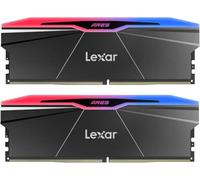 Lexar ARES GEN2 RGB DDR5 RAM Kit 64Go (2x32Go) 6400 MHz, 288-Pin UDIMM PC Mémoire RAM, DRAM Mémoire pour XMP 3.0/AMD EXPO Haute Performance D'ordinateur de Jeu, CL32-39-39-89, 1.4V(LD5U32G64C32BR-RGD)