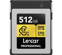 LEXAR Carte Cfexpress Pro Gold 4.0 512GB Type B