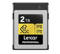 LEXAR Carte CFexpress Pro Gold Type B 4.0 Series 2To 3600R/3300W