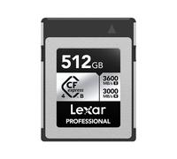 LEXAR Carte CFexpress Pro Silver Type B 4.0 Series 512 Go 3600R/3000W