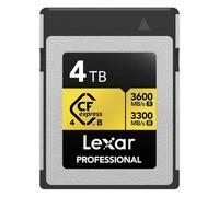 LEXAR Carte CFexpress PRO Type B GOLD 4.0 series 4TB - R3600/W3300MB/s