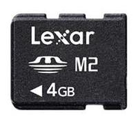 Lexar Carte Mémoire Memory Stick (M2) 4 Go Sans Adaptateur Noir Mark 2 LMSM4GBASBEU
