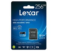 LEXAR 633 x mémoire Flash 256 Go MicroSDXC Classe 10 UHS-I