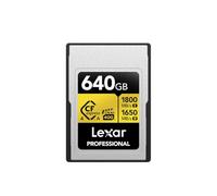 Lexar Carte mémoire Professionnelle Gold CFexpress 4.0 Type A 640 Go