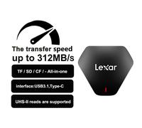 Lexar-Carte mémoire Redaer USB 3.2 Isabel 2 USB-C/A,carte CFe A,lecteur de carte multifonction haute vitesse lecture de carte SD/TF - Type 500U-Type-C