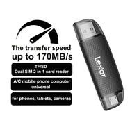 Lexar-Carte mémoire Redaer USB 3.2 Isabel 2 USB-C/A,carte CFe A,lecteur de carte multifonction haute vitesse lecture de carte SD/TF - Type 310U-USB-A-Type-C
