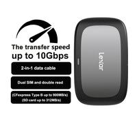 Lexar-Carte mémoire Redaer USB 3.2 Isabel 2 USB-C/A,carte CFe A,lecteur de carte multifonction haute vitesse lecture de carte SD/TF - Type 530U-Type-C
