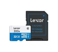 Lexar carte micro-sdhc 32 go class 10 300x avec adaptateur / lecteur de carte
