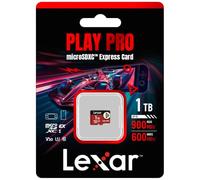 Lexar - Carte PLAY PRO microSDXC™ Express - Carte mémoire - 1TB - Vitesse de lecture jusqu'à 900Mo/s