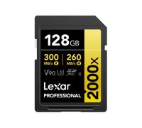 Lexar carte sd pro 128 go 2000xo 300 mo