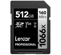LEXAR Carte SD Professional 1066X 512Go 160Mo/s