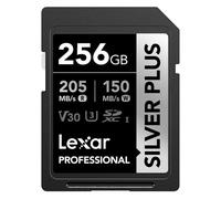 LEXAR Carte SD Silver Plus UHS-1 256Go V30 R205/W150