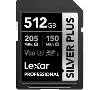 LEXAR Carte SD Silver Plus UHS-1 512Go V30 R205/W150