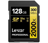 LEXAR Carte SDXC 128GB Professional UHS-II (U3) (2000x) Class 10
