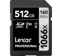 LEXAR Carte SDXC 512Go 1066x V30 U3