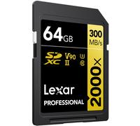 LEXAR Carte SDXC 64GB Professional UHS-II (2000x) V2