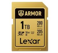 Carte SDXC Pro Gold Series ARMOR UHS-II 1TB V60 IP68 Stainless Steel R280/W210MB/s Gold G