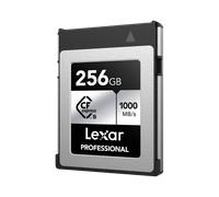 LEXAR CFEXPRESS 256GB Professionnel Type B Argent 1750 Lecture 1300 Écriture