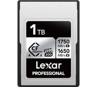 Lexar CFexpress LCAEXS4001T-RNENU Carte mémoire Professionnelle 1 to Type A Silver 4.0 pour photographes, vidéastes, jusqu'à 1750/1650 Mo/s, vidéo 8K