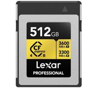 Lexar CFexpress PRO Type B Gold 4.0 series 512GB - R3600/W3300MB/s | ✅ Livraison gratuite à partir de 100 €