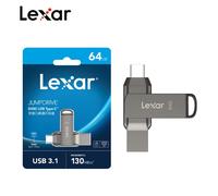 Lexar double lecteur D400 USB3.1 type-c clé USB 256GB 128GB 64GB 32GB clé USB pour ordinateur portable TV Mac Win
