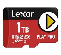 Lexar – Carte microSDXC Express PLAY PRO – 1TB – Vitesse de lecture jusqu'à 900 Mo/s