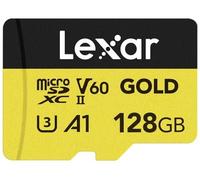 Professional GOLD Series - Carte mémoire flash - 128 Go - A1 / Video Class V60 / UHS-II U3 - microSDXC UHS-II