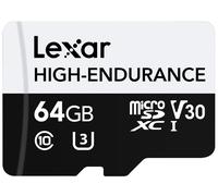 Lexar High-Endurance 64 Go MicroSDXC UHS-I classe 10