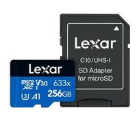 Carte mémoire Micro SD Lexar 633x - 256Go avec adaptateur