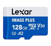 Lexar Image Plus Carte MicroSD UHS-I V30 R100 MB/s - 128GB | ✅ Livraison gratuite à partir de 100 €