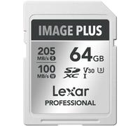 Lexar Image Plus Carte SD UHS-I V30 R205/W150 MB/s - 64GB