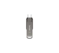 Lexar JumpDrive LJDD400064G-BNQNG Clé USB Type-C 64Go USB 3.2 Gen 1, Lecture 130Mo/s, Format Pivotant, 60.6x16.2x9.7mm, Gris