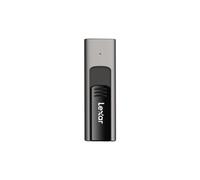 Lexar JumpDrive M900 - USB 3.2 Gen 1 - 128 Go - Type-A - Lecture 400 Mo/s - Format Slide - AES 256-bit - Métal Noir/Gris - 71.5x21.9x11mm