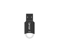 Lexar JumpDrive V40 - Clé USB 64Go USB Type-A 2.0 Noire - LJDV40-64GAB - Dimensions 44.4x17.9x7.45mm - Compatible Windows/macOS - Poids 2.6g